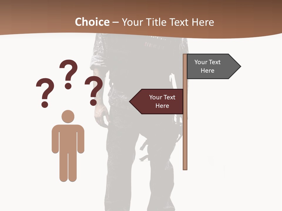 Veteran Fighting Dad PowerPoint Template