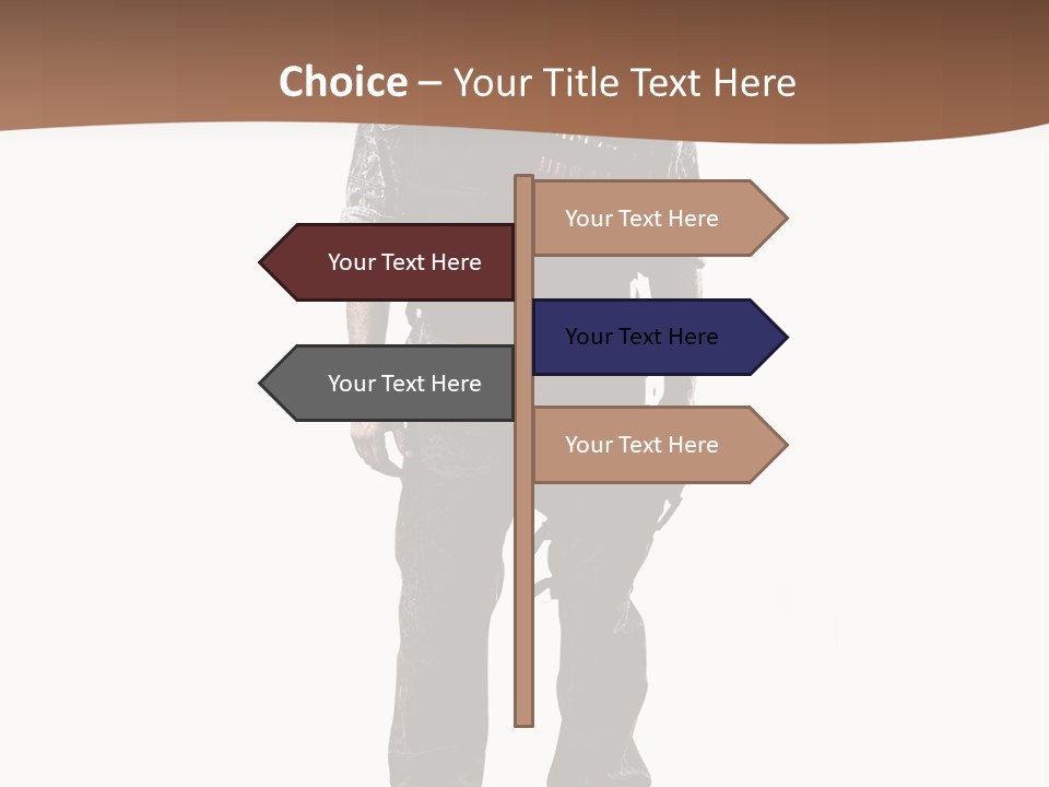 Veteran Fighting Dad PowerPoint Template
