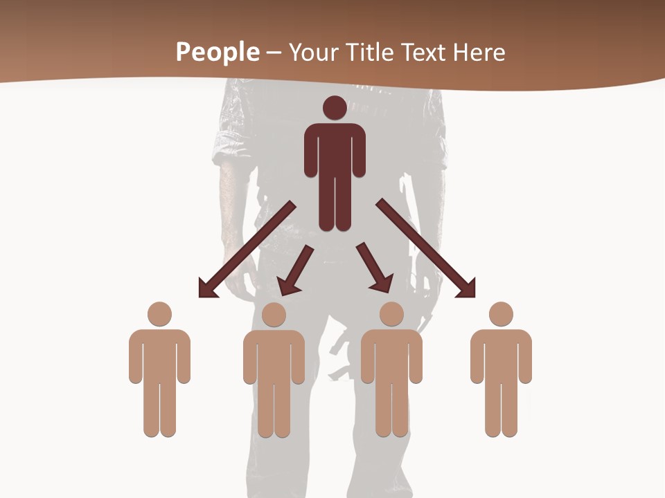 Veteran Fighting Dad PowerPoint Template