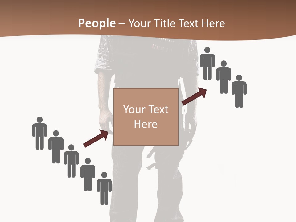 Veteran Fighting Dad PowerPoint Template