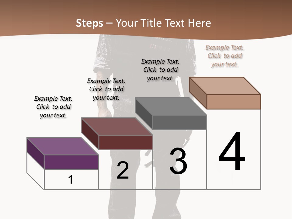 Veteran Fighting Dad PowerPoint Template