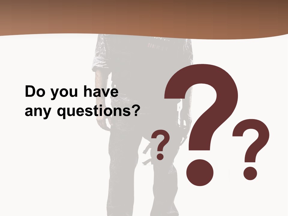 Veteran Fighting Dad PowerPoint Template