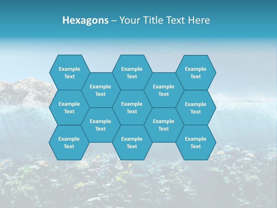 Aquarium Goggles Paradise PowerPoint Template