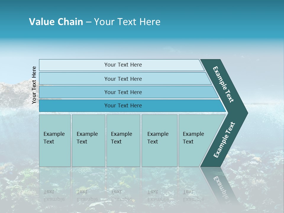 Aquarium Goggles Paradise PowerPoint Template