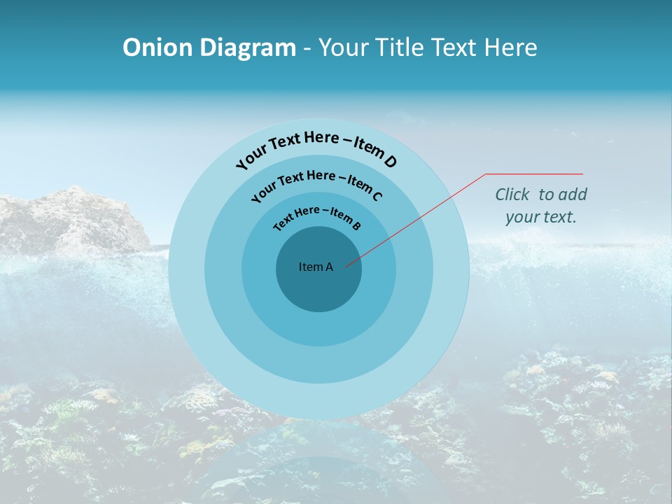 Aquarium Goggles Paradise PowerPoint Template