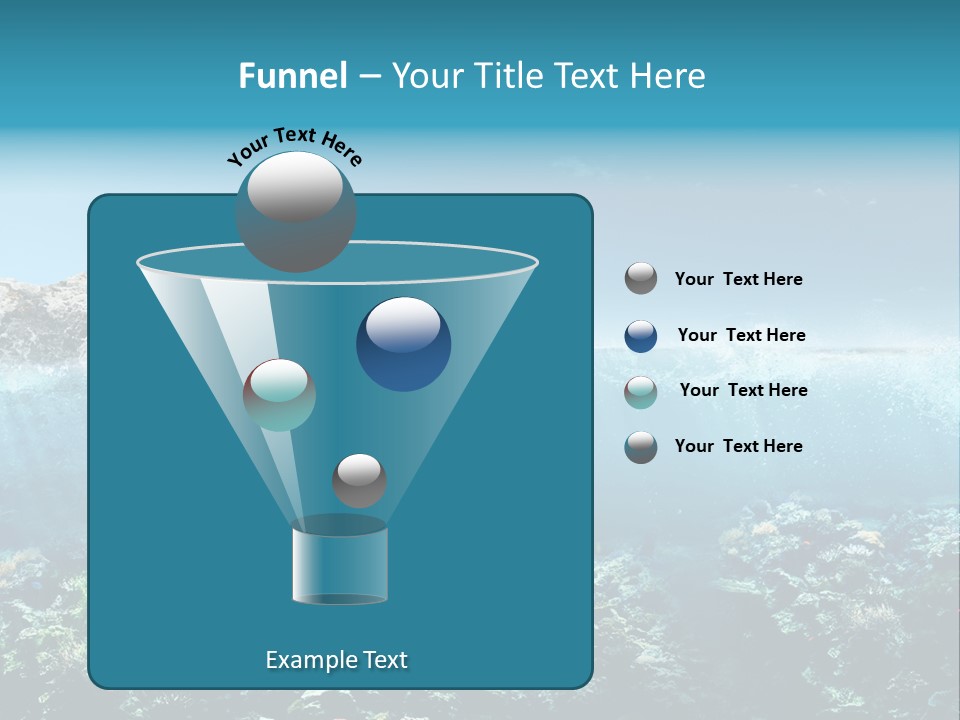 Aquarium Goggles Paradise PowerPoint Template