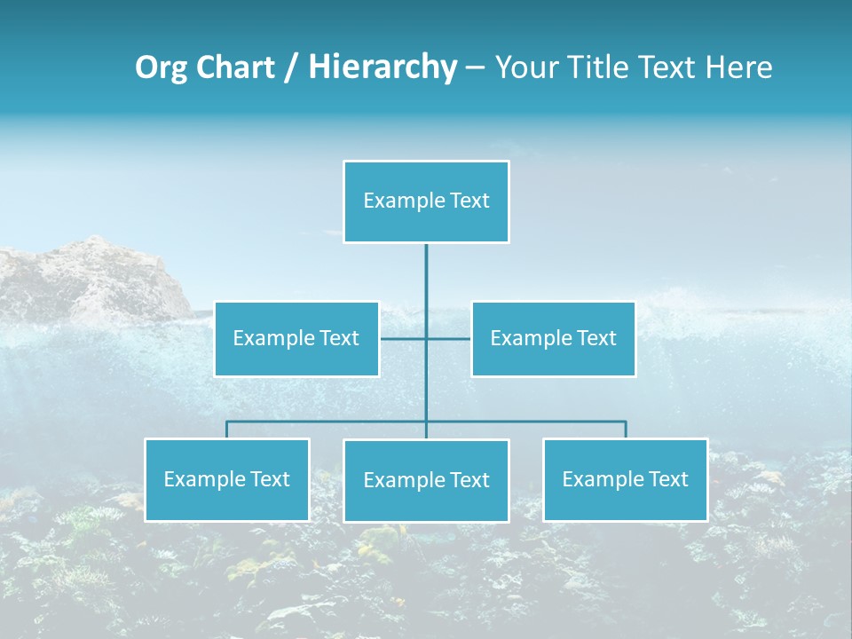 Aquarium Goggles Paradise PowerPoint Template