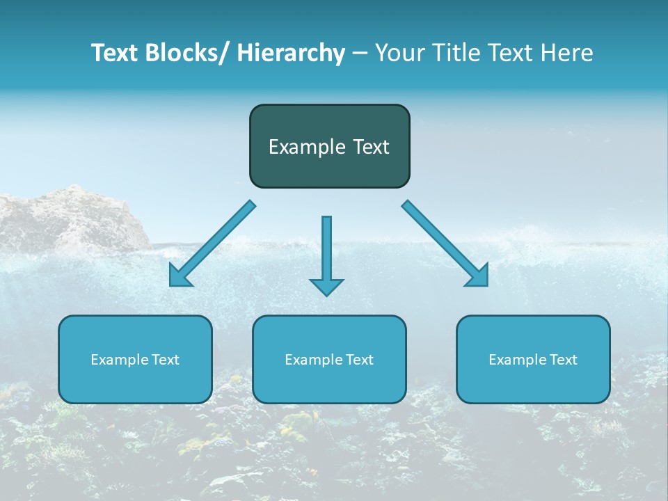 Aquarium Goggles Paradise PowerPoint Template