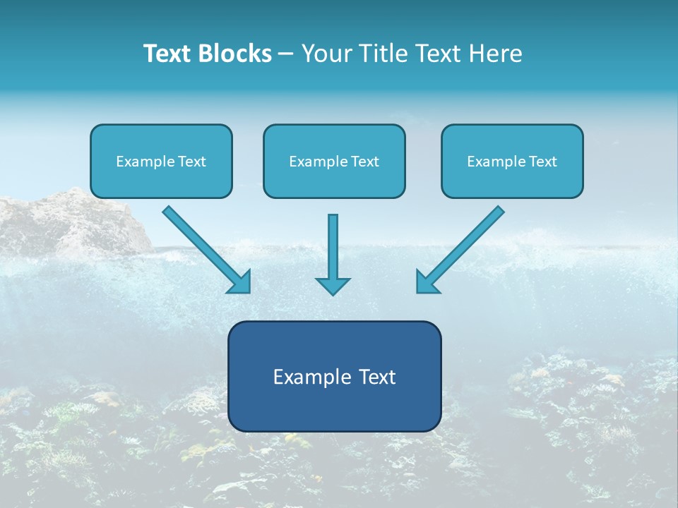 Aquarium Goggles Paradise PowerPoint Template