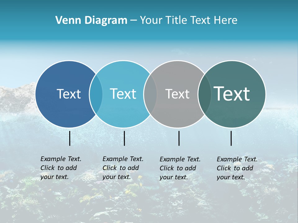 Aquarium Goggles Paradise PowerPoint Template