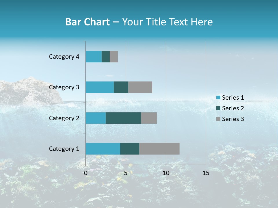 Aquarium Goggles Paradise PowerPoint Template
