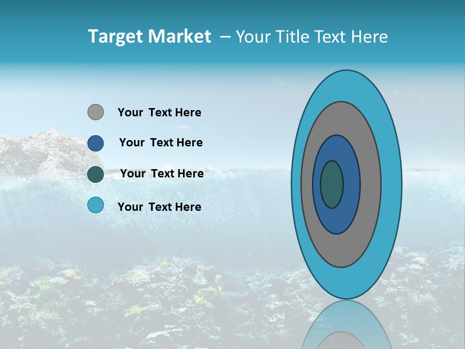 Aquarium Goggles Paradise PowerPoint Template