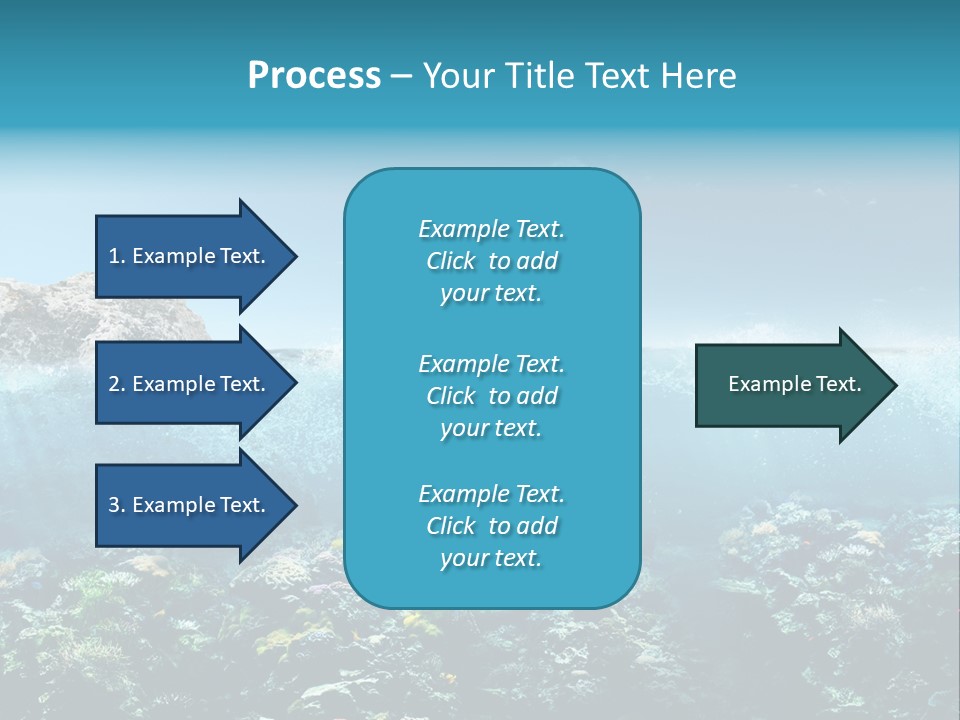 Aquarium Goggles Paradise PowerPoint Template