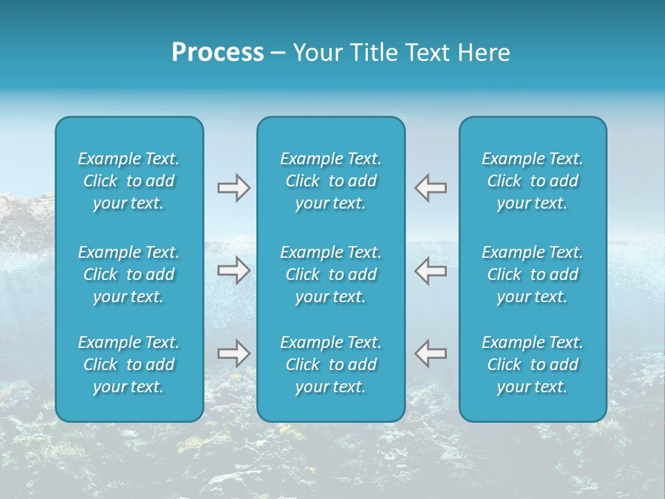 Aquarium Goggles Paradise PowerPoint Template