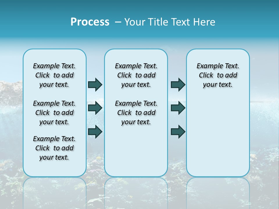 Aquarium Goggles Paradise PowerPoint Template