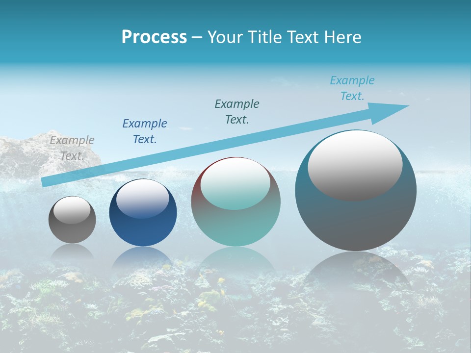 Aquarium Goggles Paradise PowerPoint Template