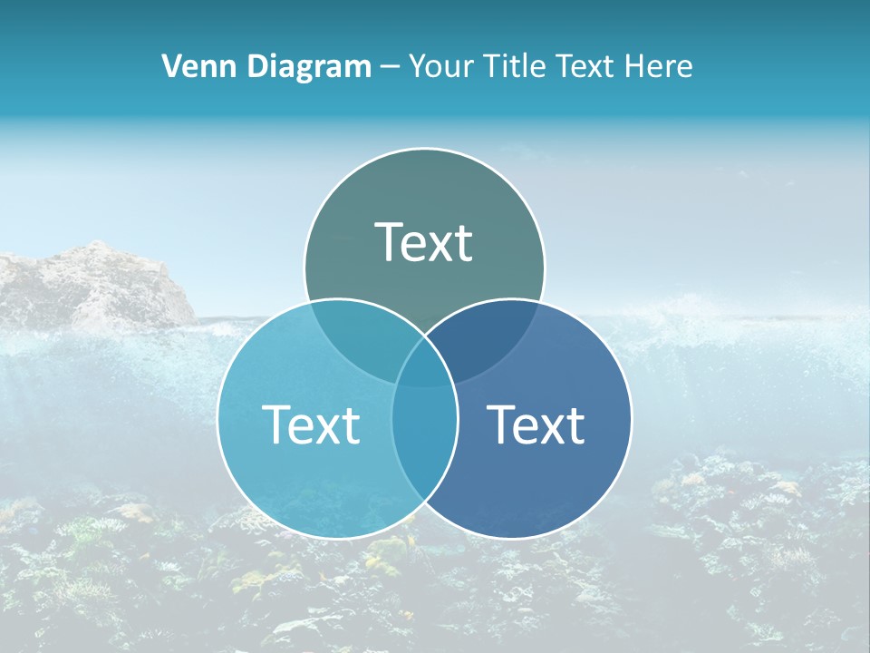 Aquarium Goggles Paradise PowerPoint Template