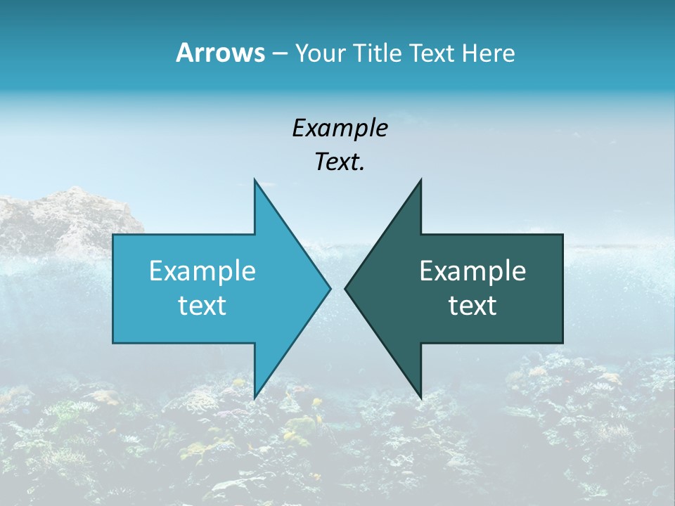 Aquarium Goggles Paradise PowerPoint Template