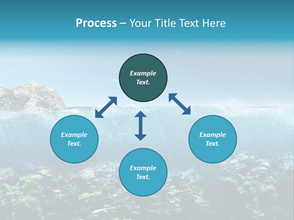 Aquarium Goggles Paradise PowerPoint Template