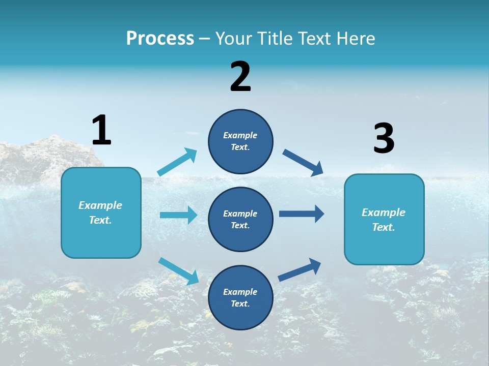 Aquarium Goggles Paradise PowerPoint Template