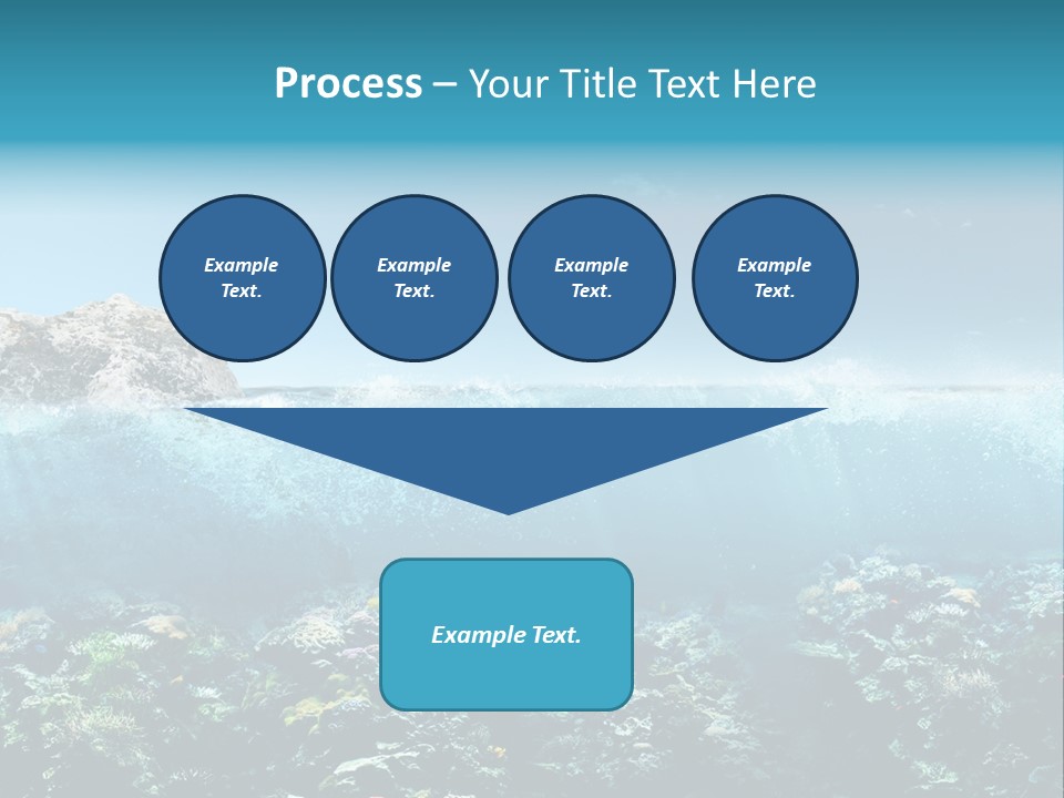Aquarium Goggles Paradise PowerPoint Template