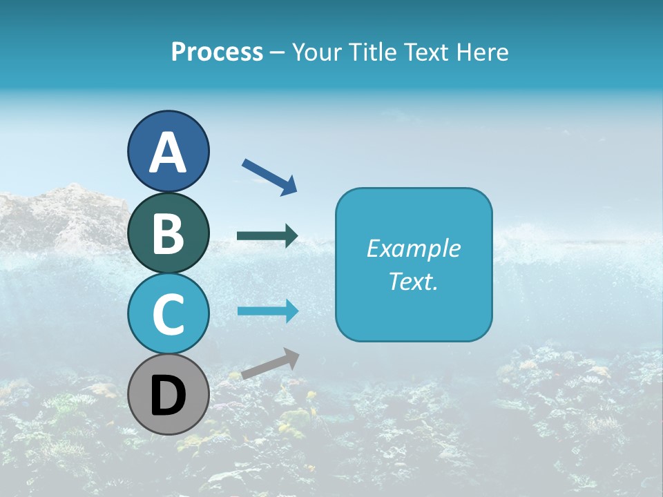Aquarium Goggles Paradise PowerPoint Template