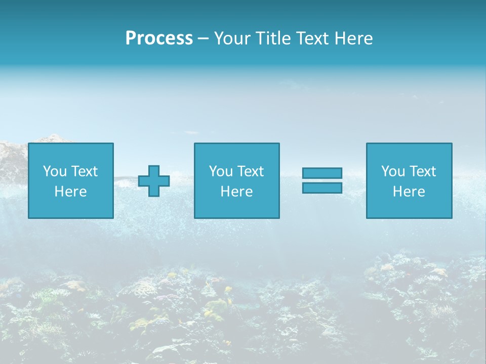 Aquarium Goggles Paradise PowerPoint Template