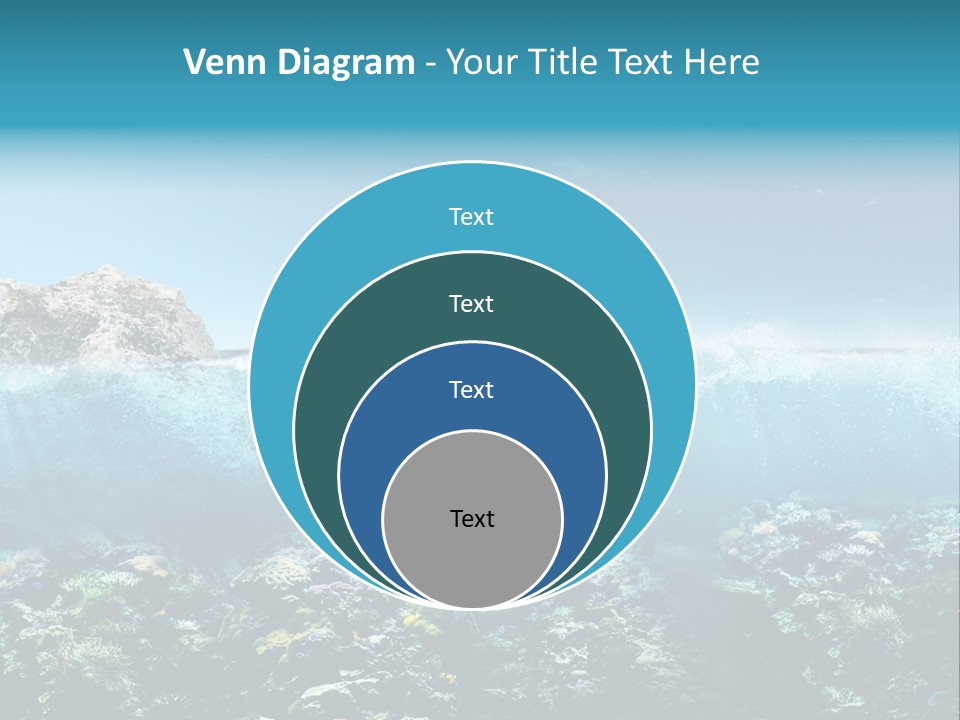 Aquarium Goggles Paradise PowerPoint Template