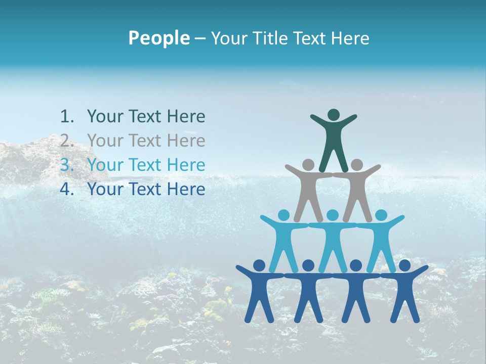 Aquarium Goggles Paradise PowerPoint Template