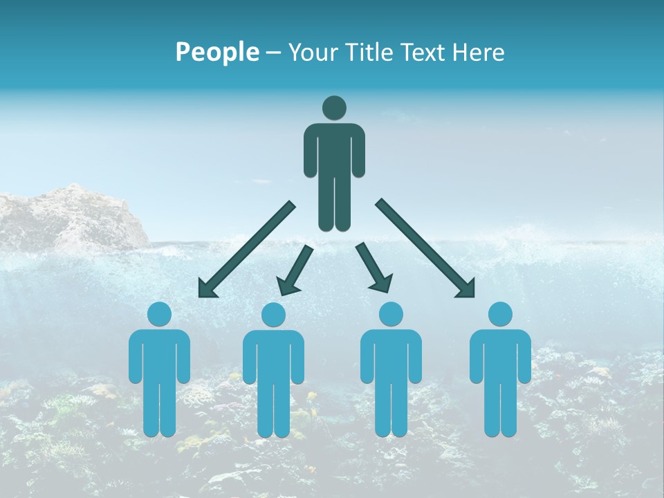 Aquarium Goggles Paradise PowerPoint Template