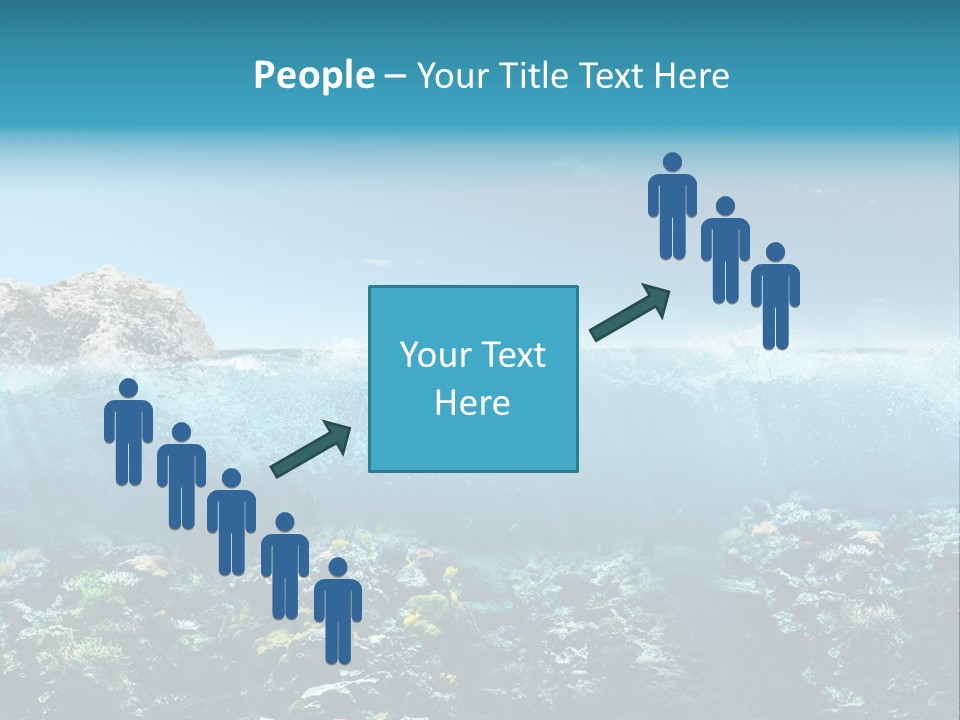 Aquarium Goggles Paradise PowerPoint Template