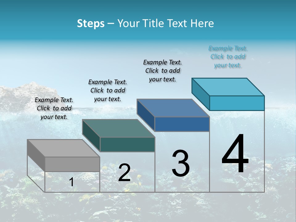 Aquarium Goggles Paradise PowerPoint Template