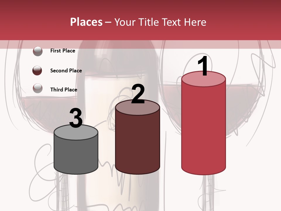 Alcohol Bottle Sketch PowerPoint Template