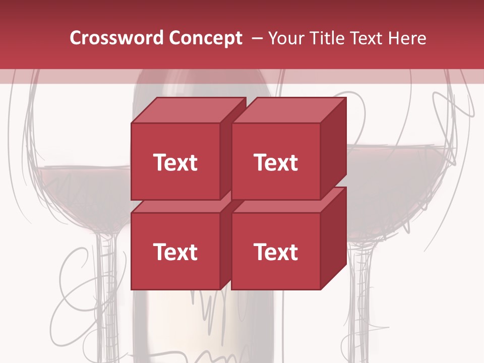 Alcohol Bottle Sketch PowerPoint Template
