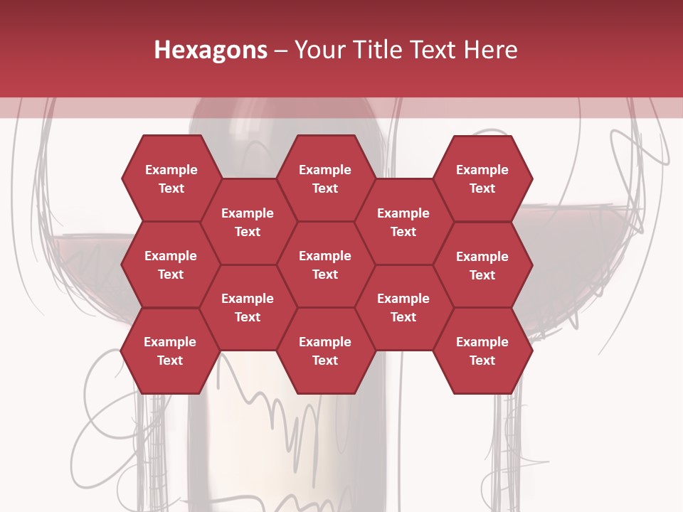 Alcohol Bottle Sketch PowerPoint Template