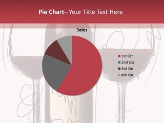 Alcohol Bottle Sketch PowerPoint Template