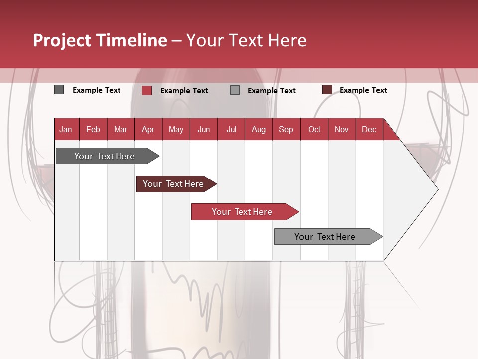 Alcohol Bottle Sketch PowerPoint Template