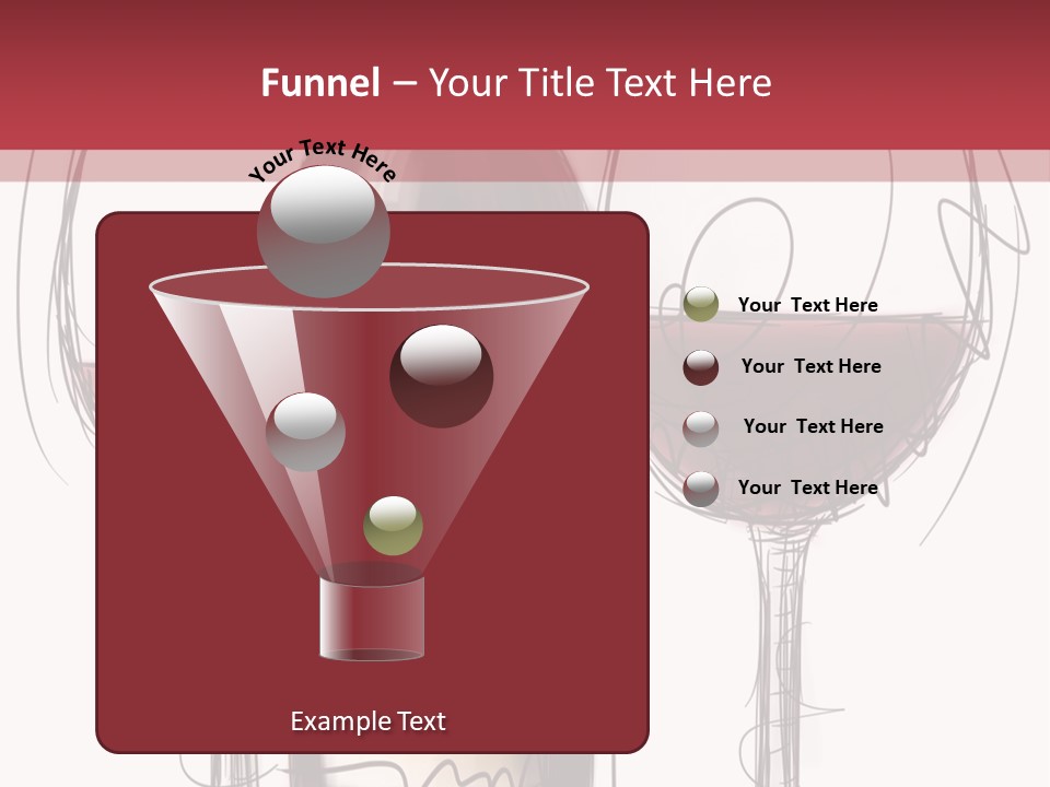 Alcohol Bottle Sketch PowerPoint Template