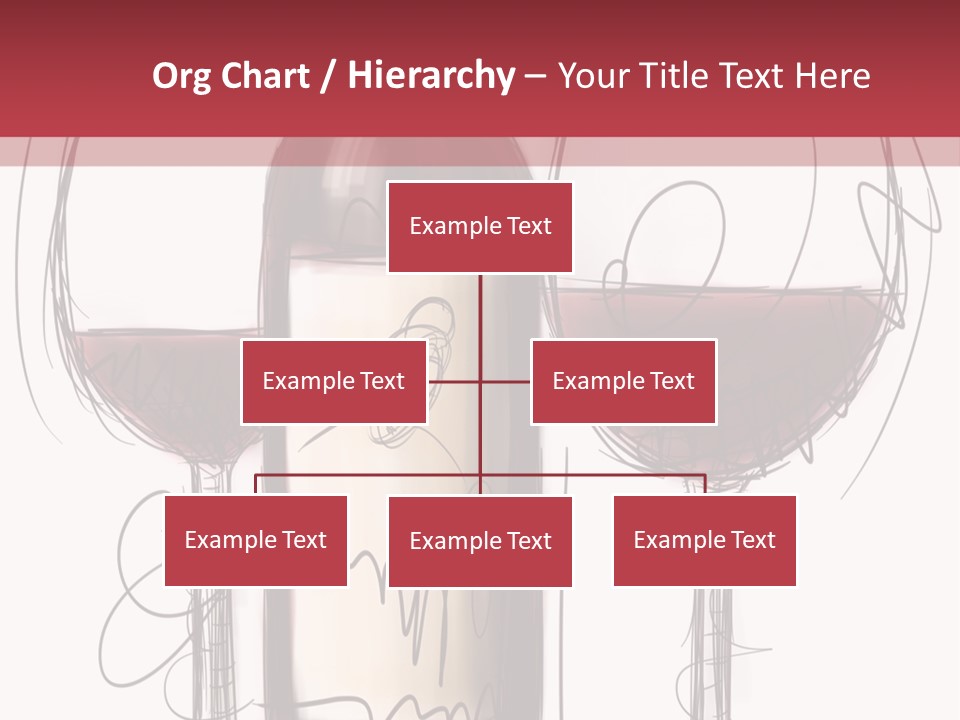 Alcohol Bottle Sketch PowerPoint Template