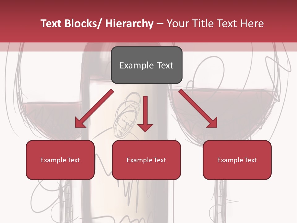 Alcohol Bottle Sketch PowerPoint Template