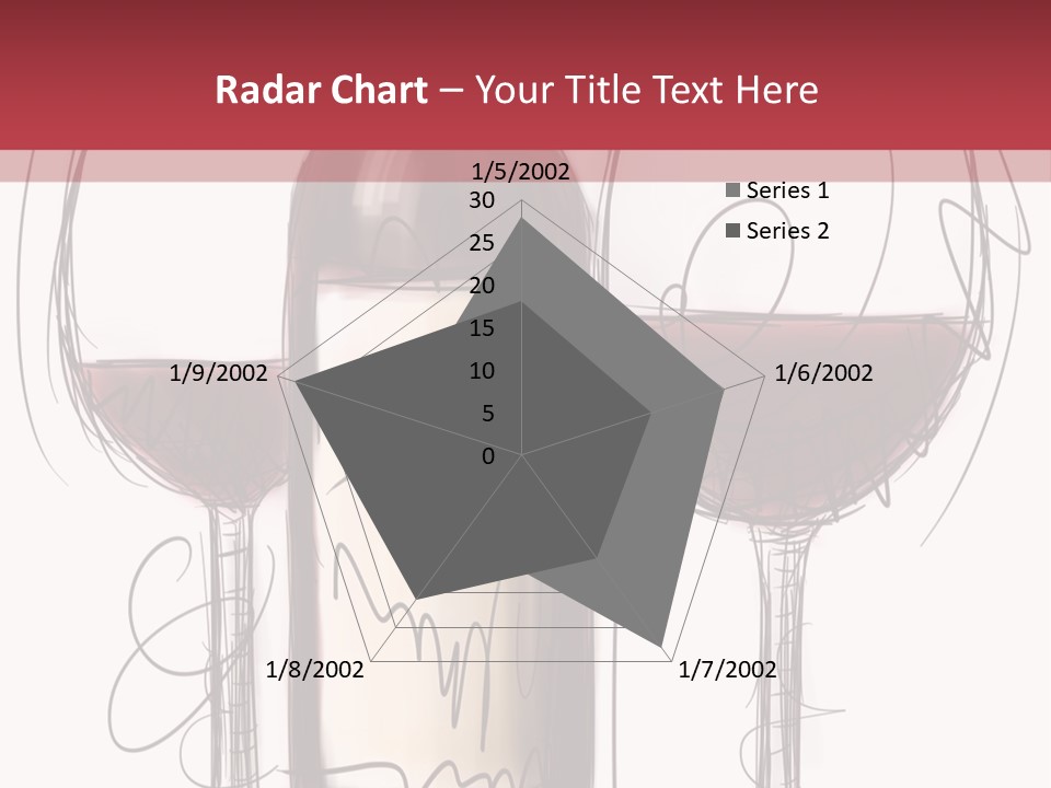 Alcohol Bottle Sketch PowerPoint Template