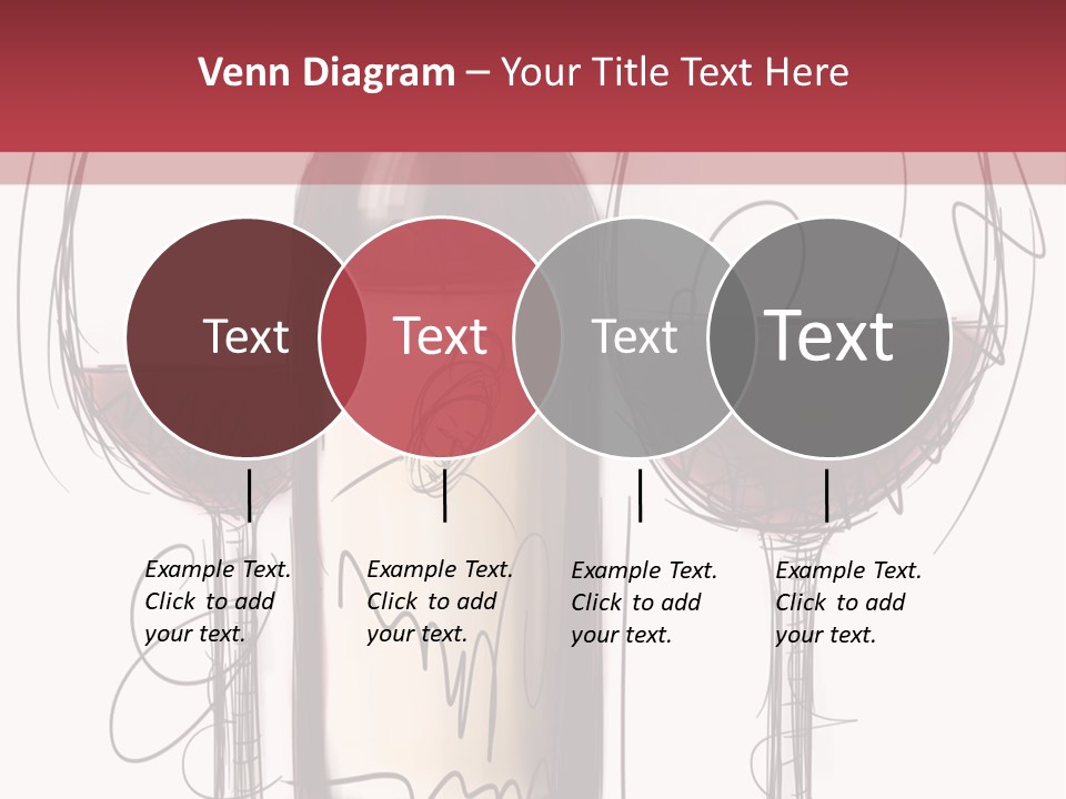 Alcohol Bottle Sketch PowerPoint Template