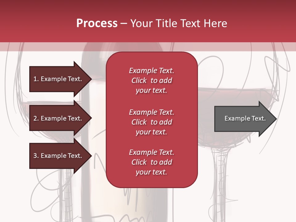 Alcohol Bottle Sketch PowerPoint Template