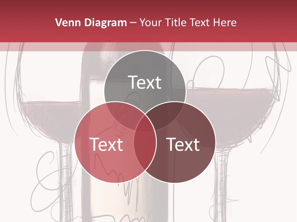 Alcohol Bottle Sketch PowerPoint Template