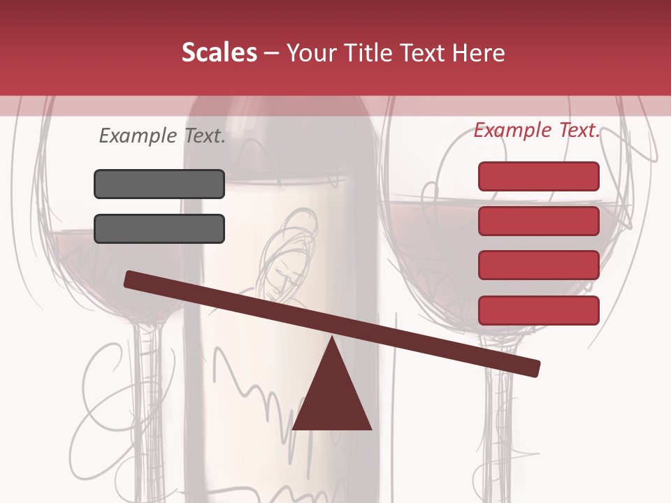 Alcohol Bottle Sketch PowerPoint Template