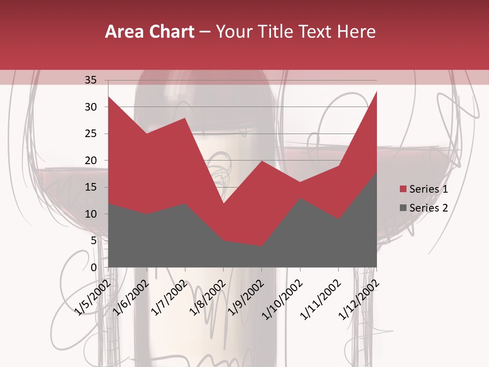 Alcohol Bottle Sketch PowerPoint Template
