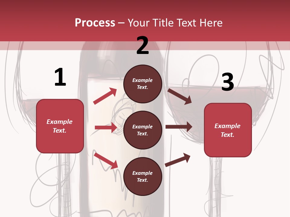 Alcohol Bottle Sketch PowerPoint Template