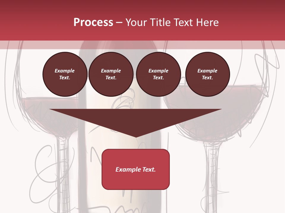 Alcohol Bottle Sketch PowerPoint Template