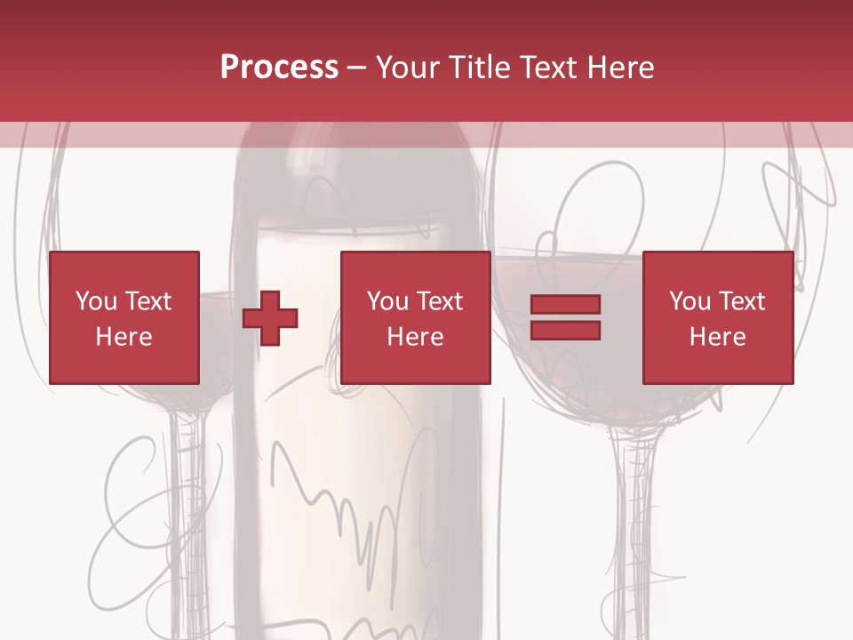Alcohol Bottle Sketch PowerPoint Template