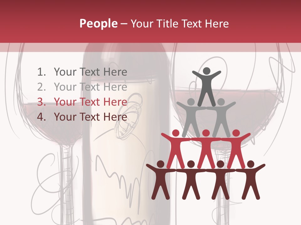 Alcohol Bottle Sketch PowerPoint Template